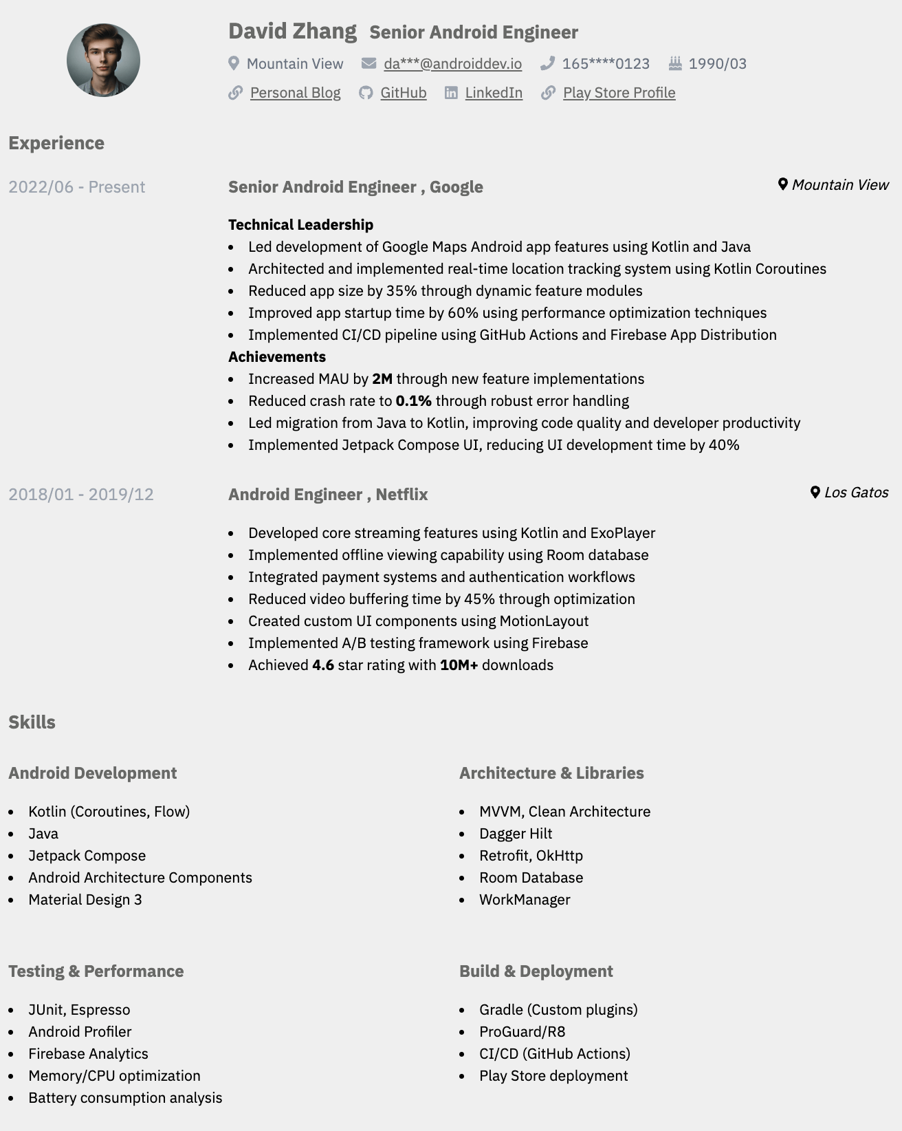 Senior Android Engineer