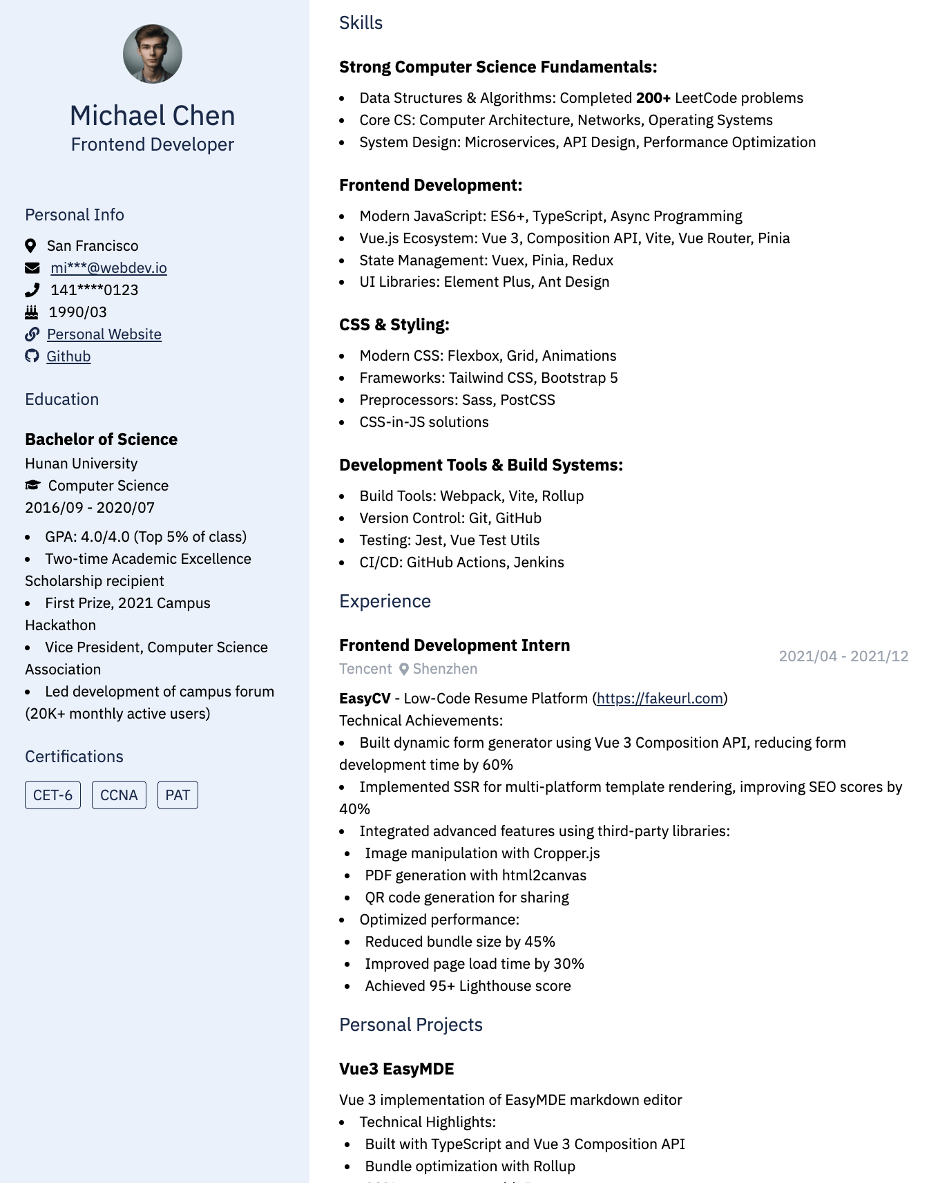 Entry Level Frontend Developer (New Graduate)