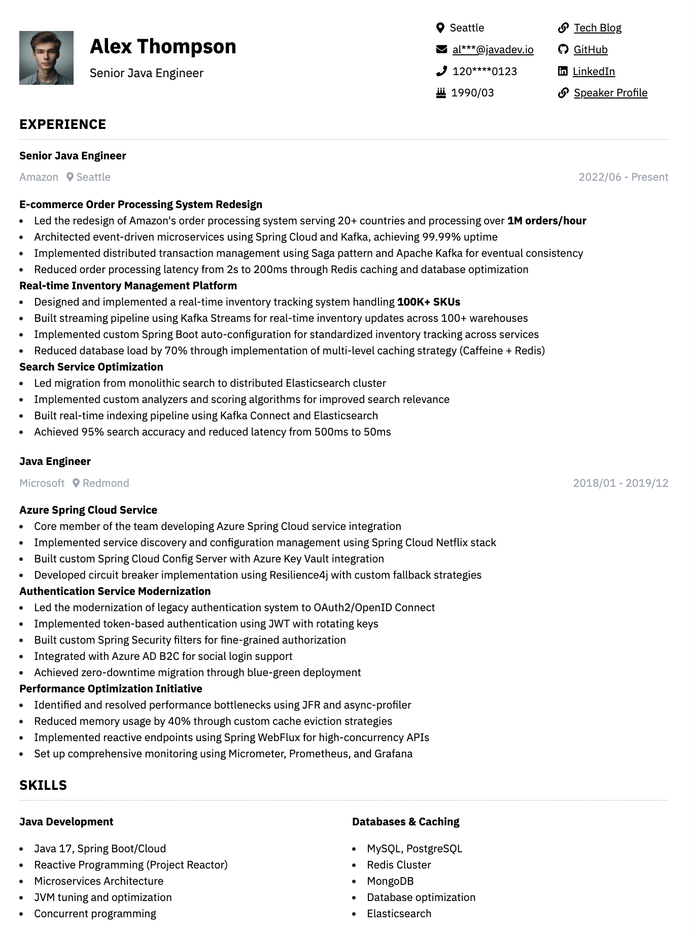 Senior Java Engineer