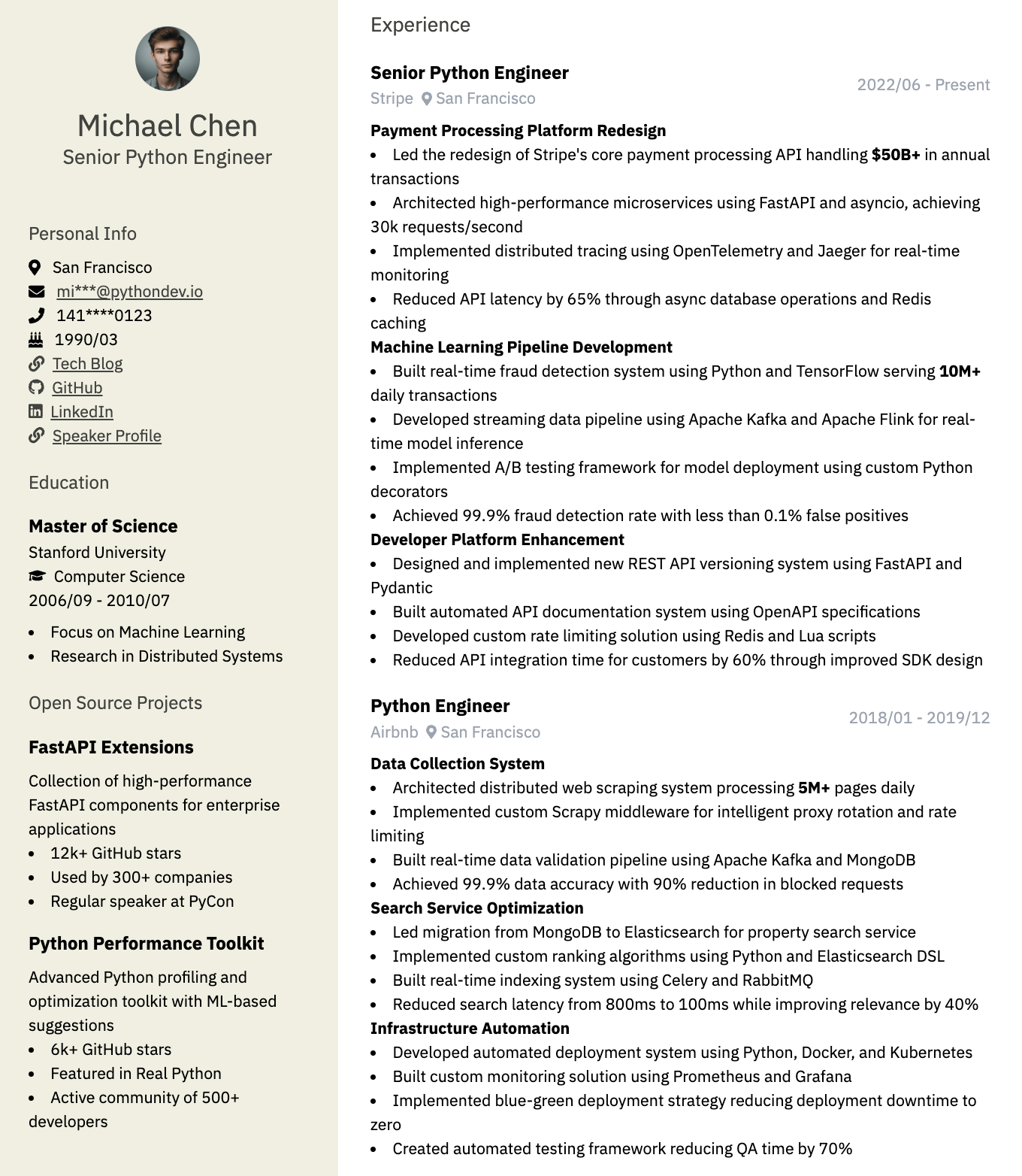 Senior Python Engineer
